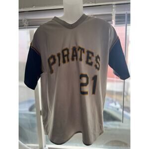 Park Antony Pittsburgh Pirates #21 Jersey XL – Vintage Style, Stained, AS-IS